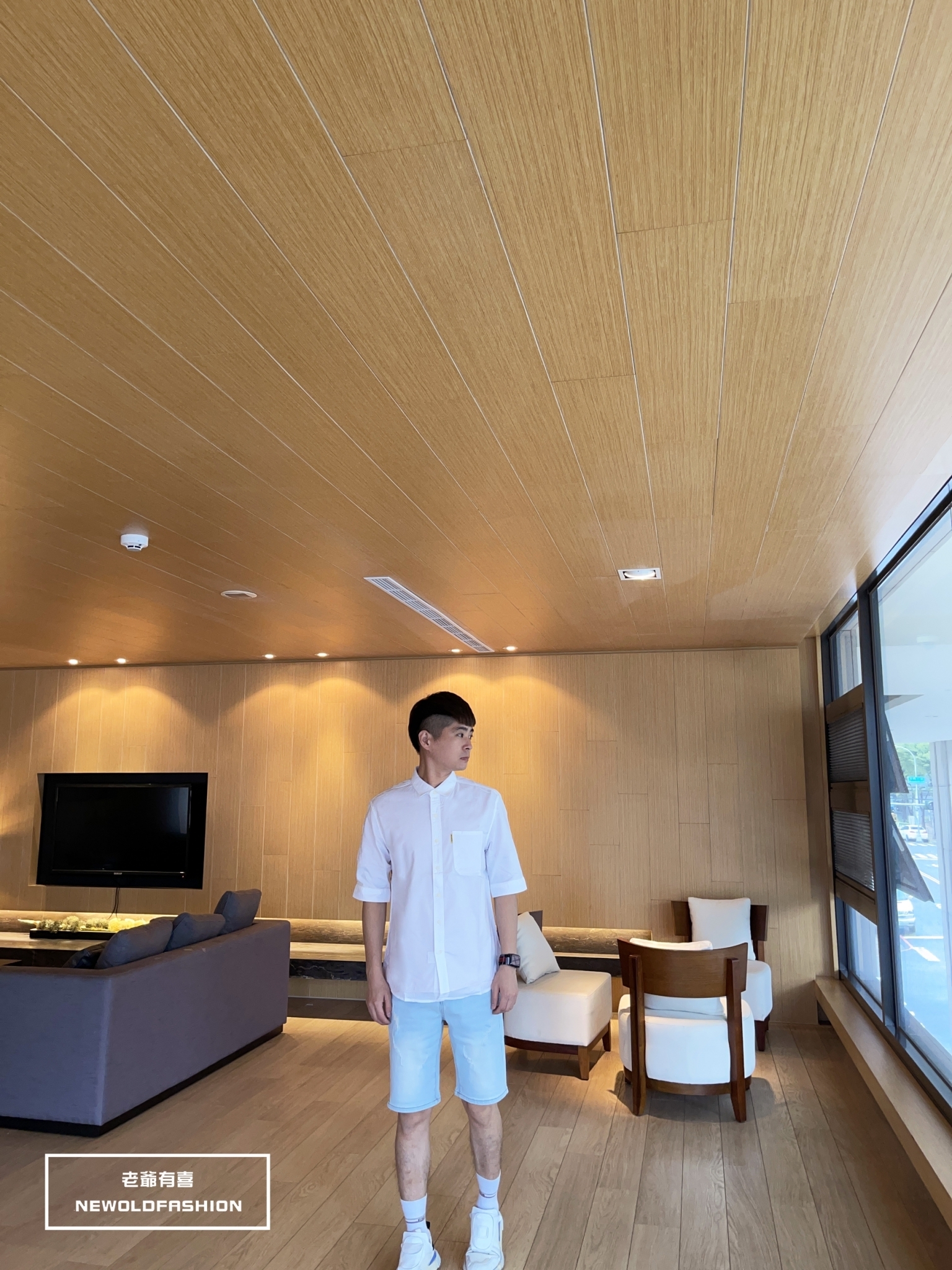 『新品上市』黃標口袋短襯衫-白(NOF20062058)