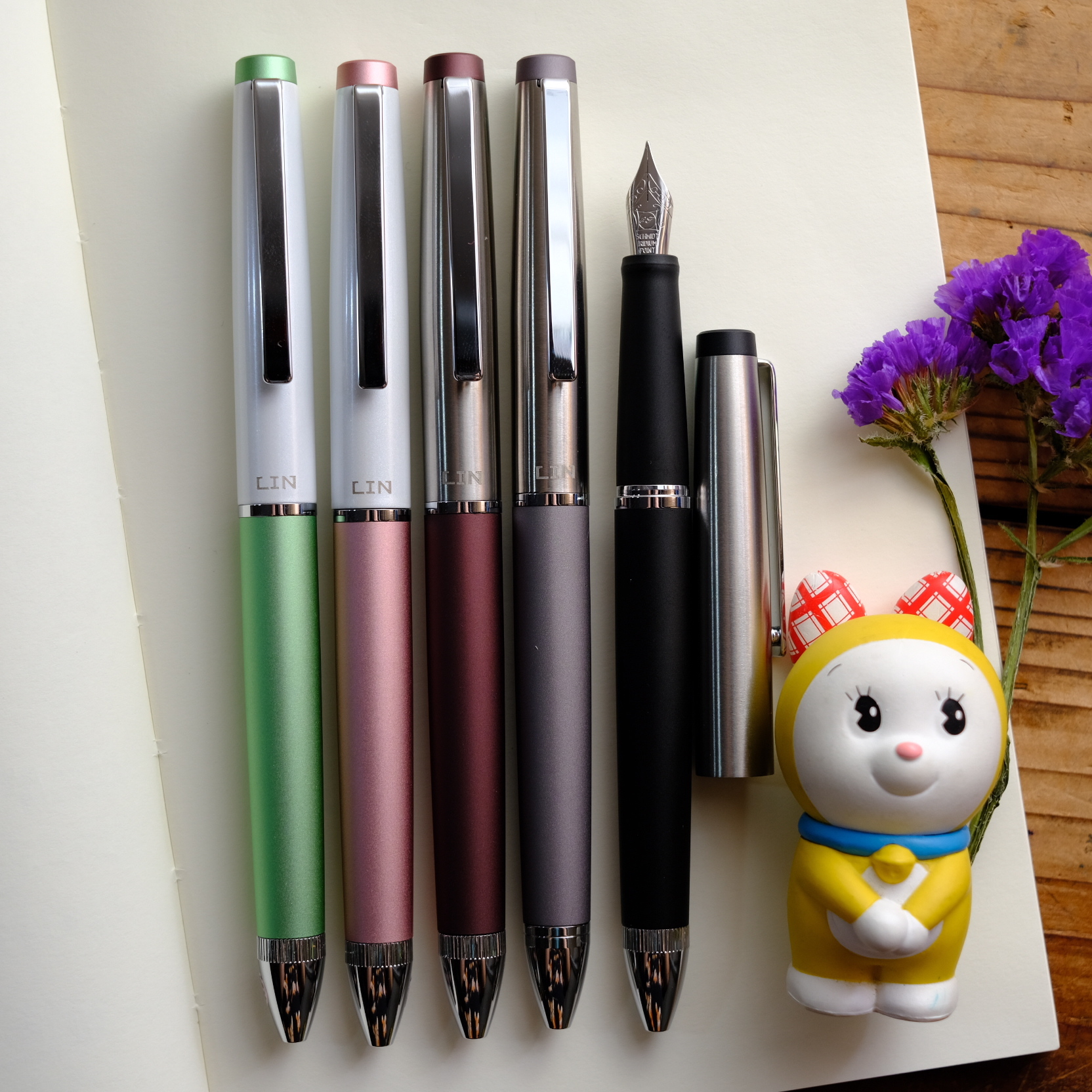 ( 鋼筆+原子筆 兩用) SEED種子兩用筆｜臺灣 林氏筆業