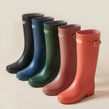 韓國製造🇰🇷Chu Chu’s高筒雨靴 Dark Green L(250-255mm)