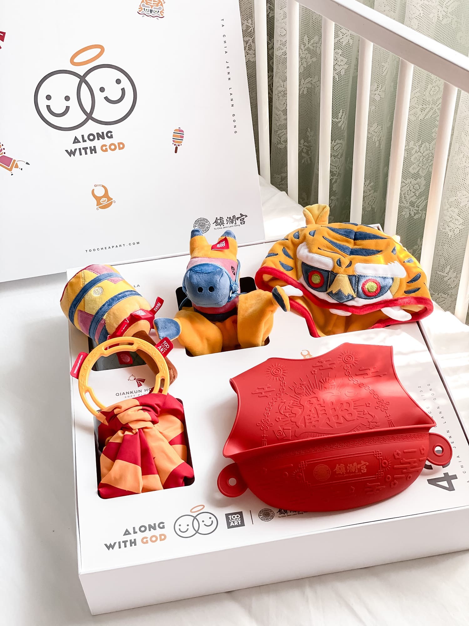 小廚娘-大甲鎮瀾宮聯名-TooCheapArt-遶境嬰兒幼兒禮盒