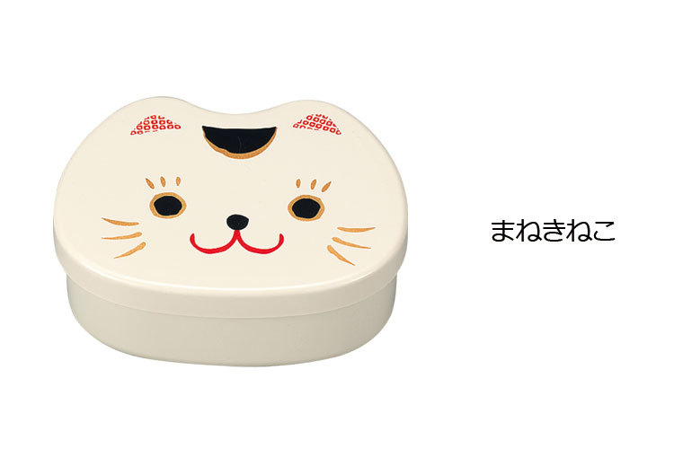 正日牌 HAKOYA 顔のお弁当 日本招財貓便當盒(12)