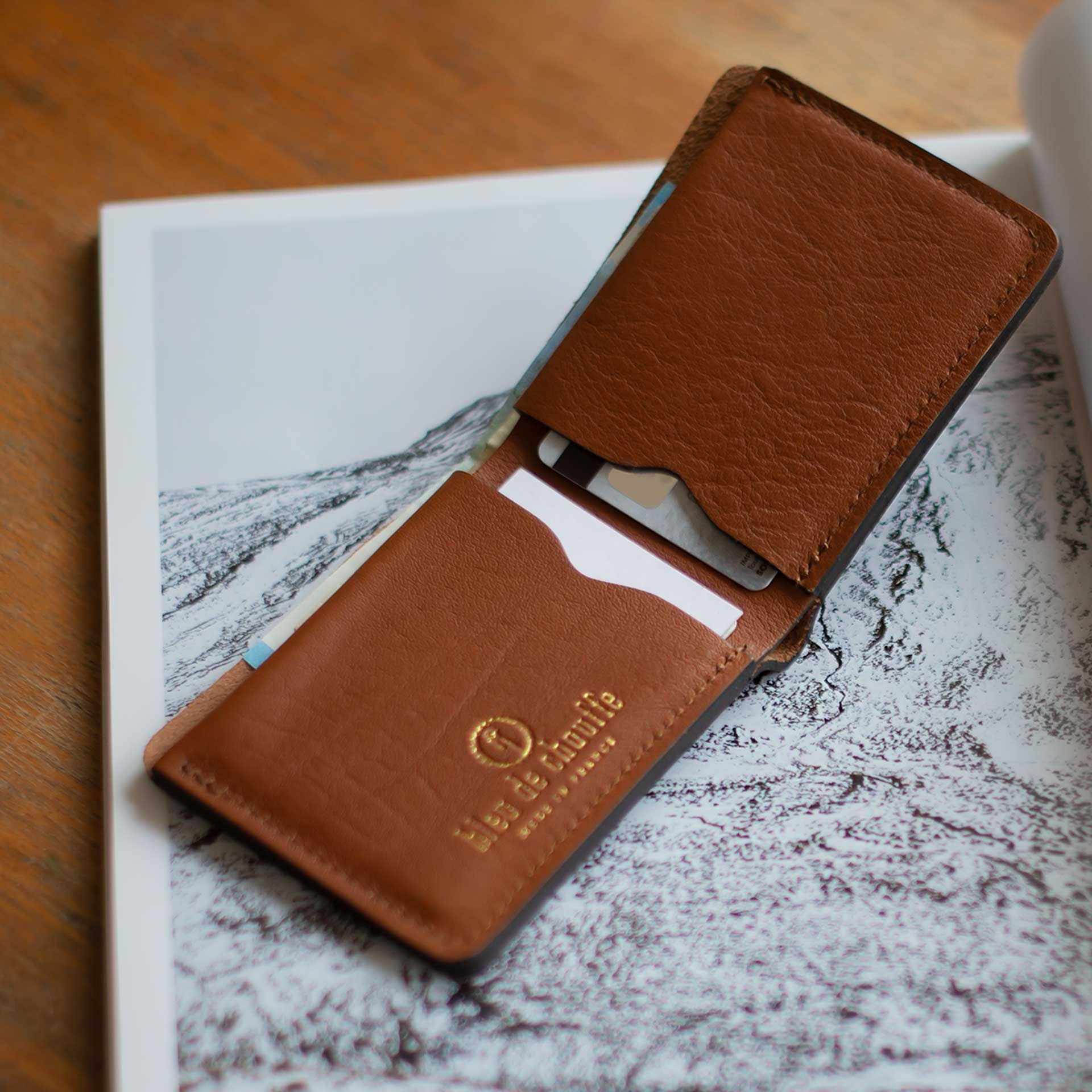 bleu de chauffe | Peze 短夾(駝色、海軍藍、黑)