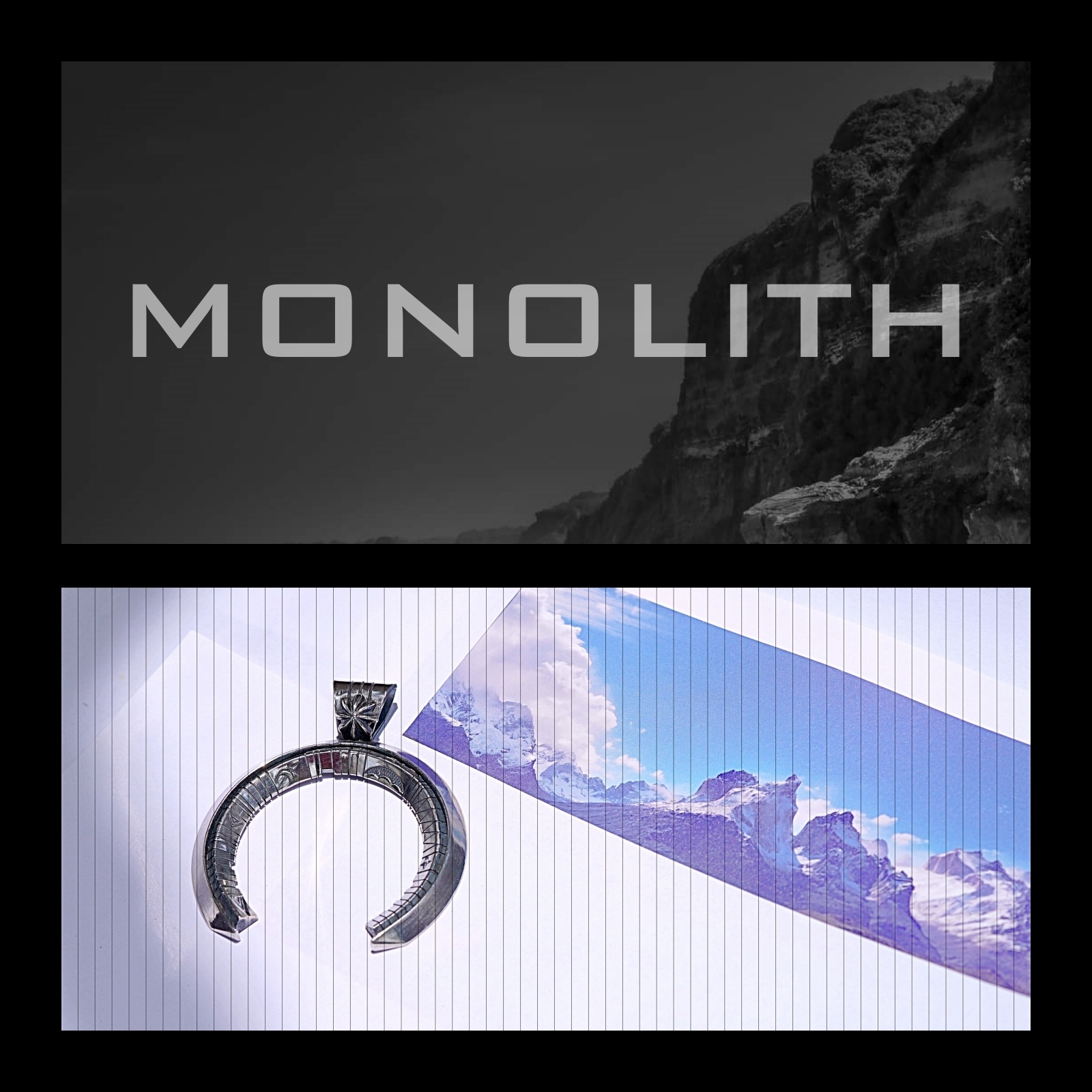 打印拼接月牙【吊墜】