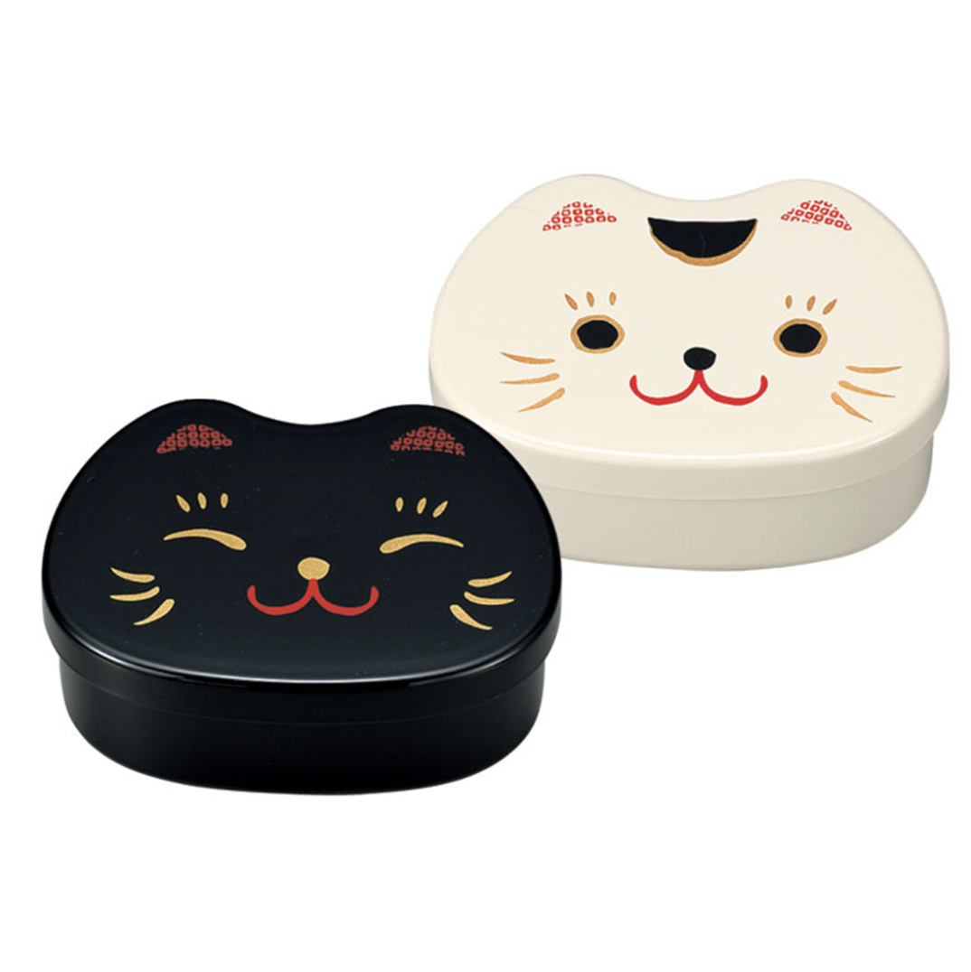 正日牌 HAKOYA 顔のお弁当 日本招財貓便當盒(12)