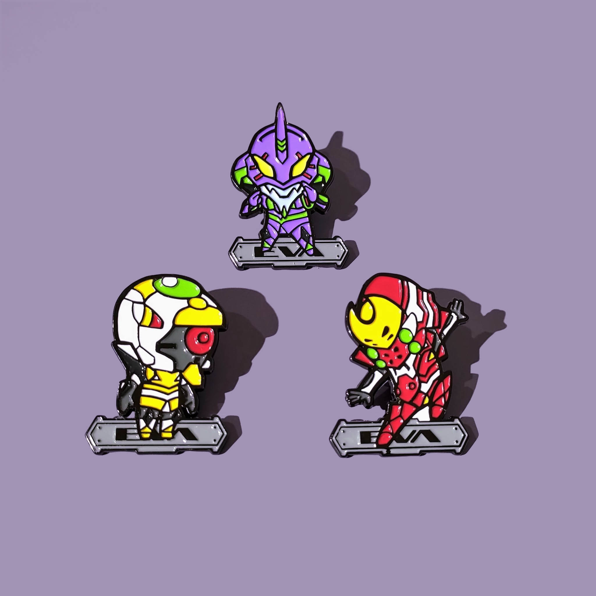 新世紀福音戰士-金屬胸針-三款