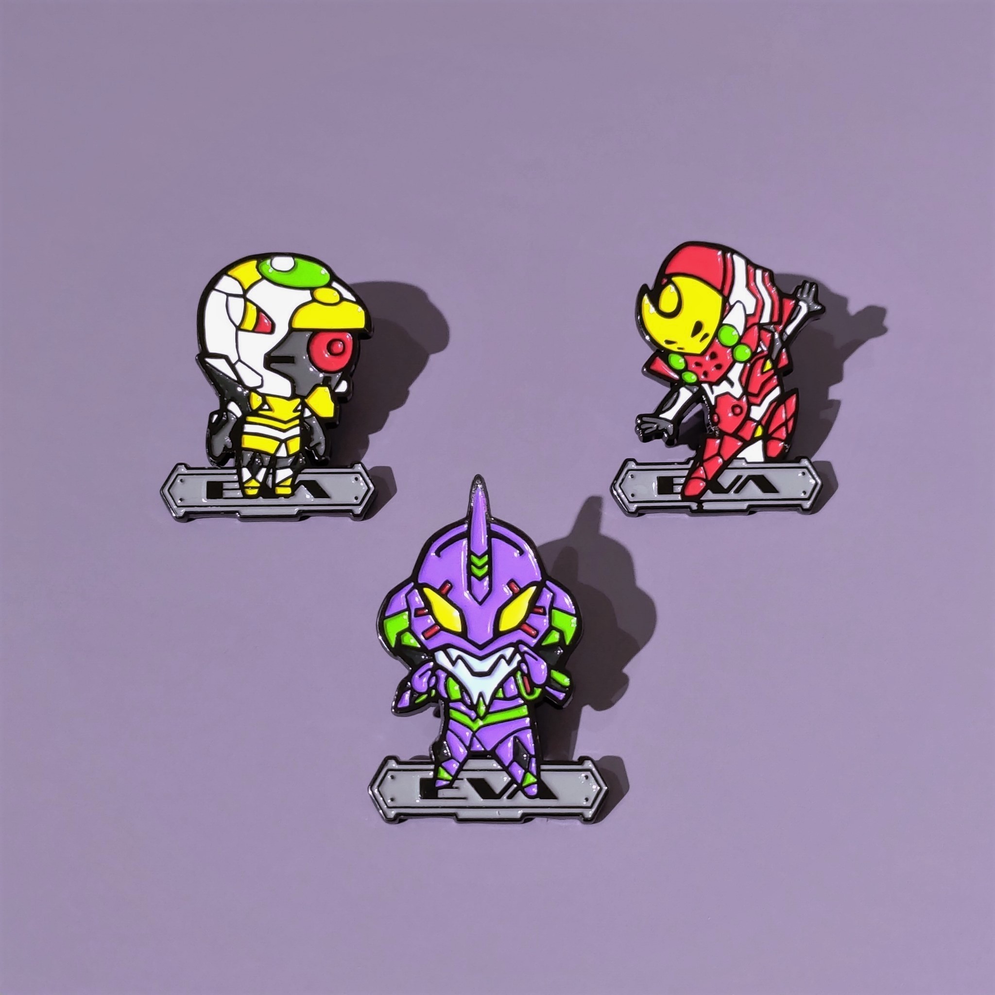 新世紀福音戰士-金屬胸針-三款