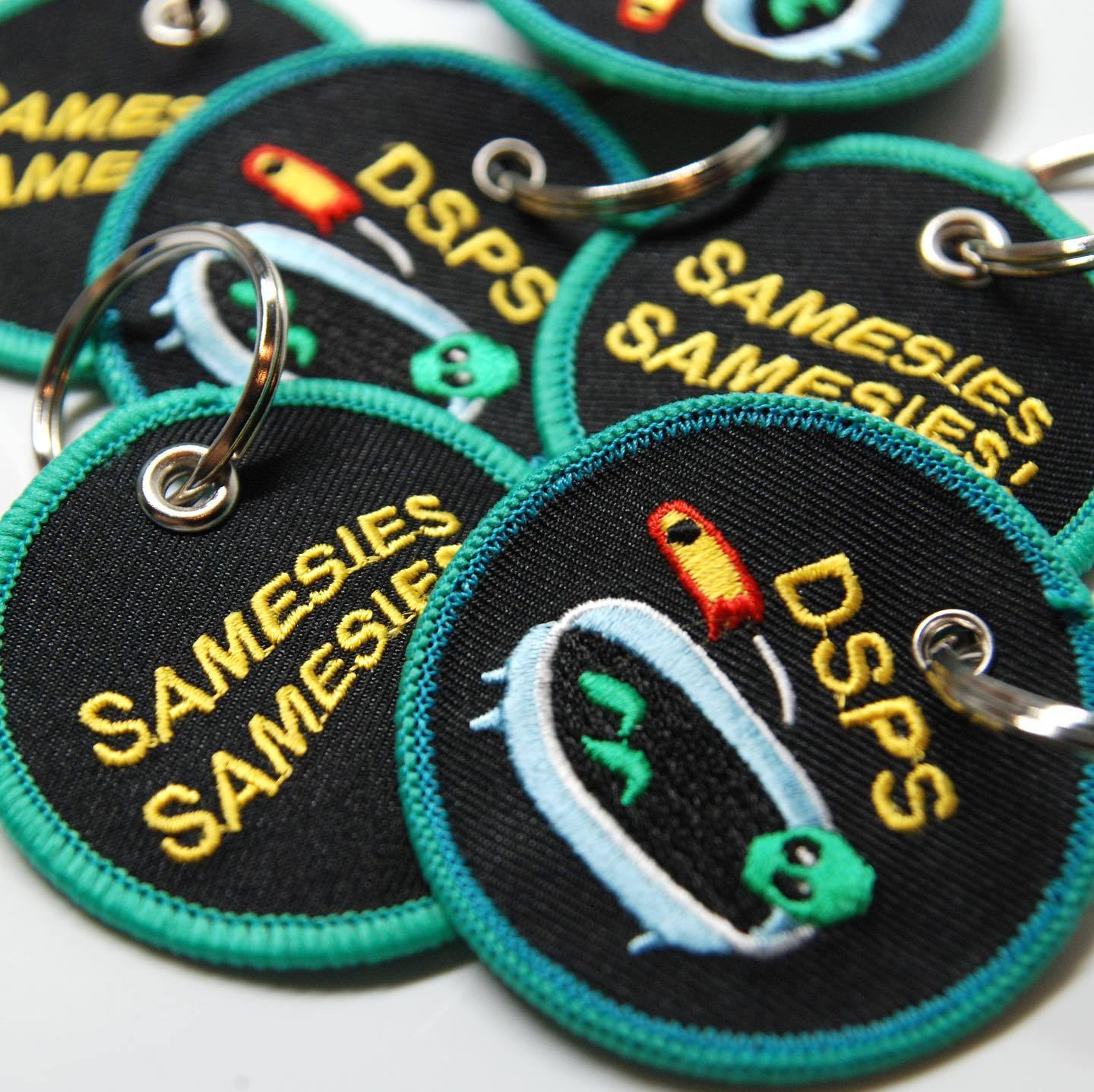 【DSPS】SAMESIES!電繡鑰匙圈