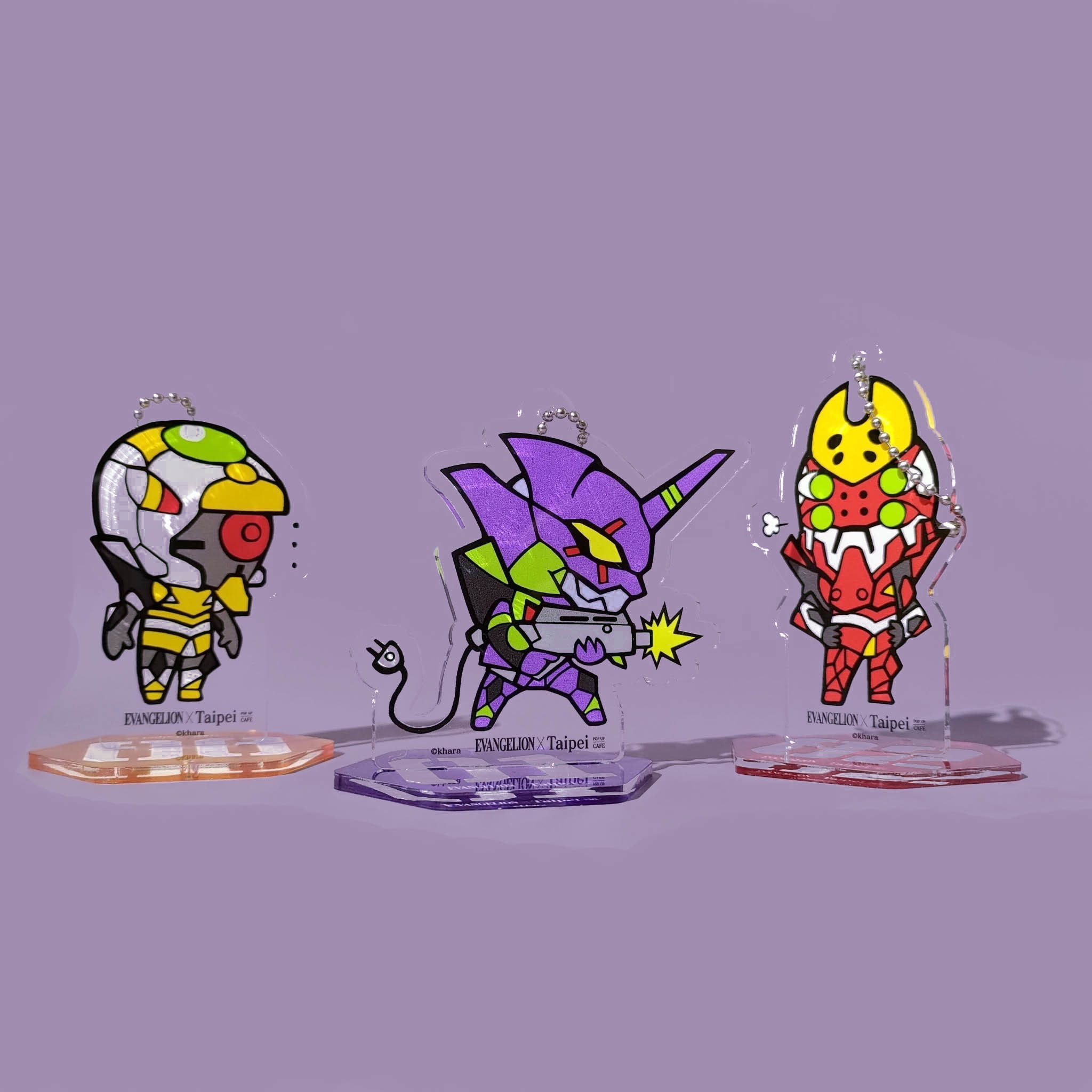 新世紀福音戰士-鑰匙圈立牌-三款