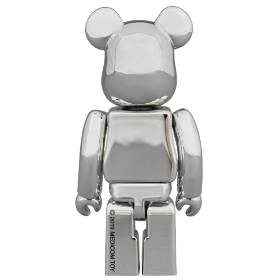 BE@RBRICK | 100% 達摩- 銀】