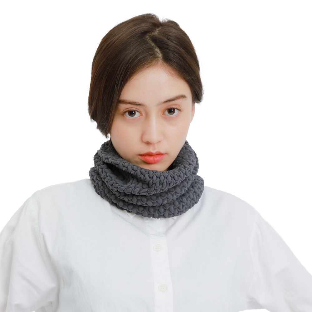 【京美】多功能鍺紗圍脖2盒(2入組)+暖心循環衣2件 (男女適用)