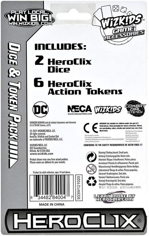 反轉英雄 DC宇宙 神力女超人80週年 骰子與指示物組 HEROCLIX