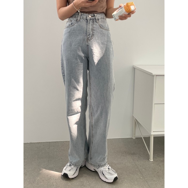 【imfine】長腿姐姐 落地牛仔寬褲 #3594