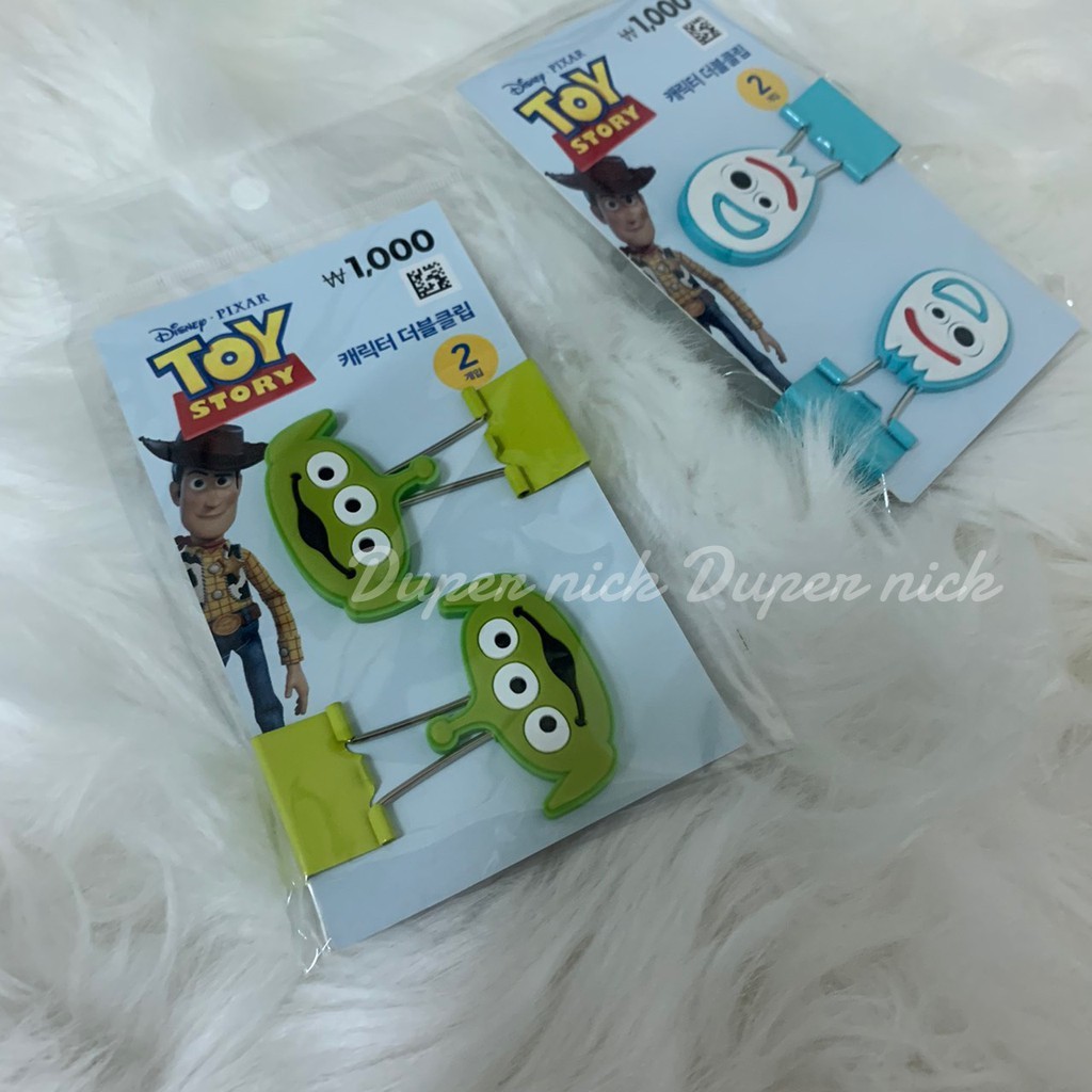 韓國 玩具總動員 長尾夾 三眼仔 叉奇 FORKY