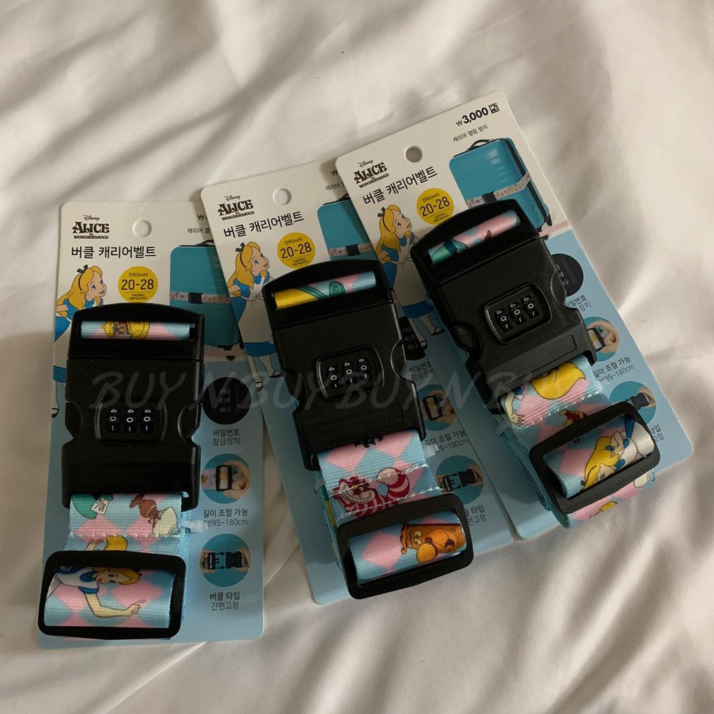韓國 愛麗絲 密碼行李帶
