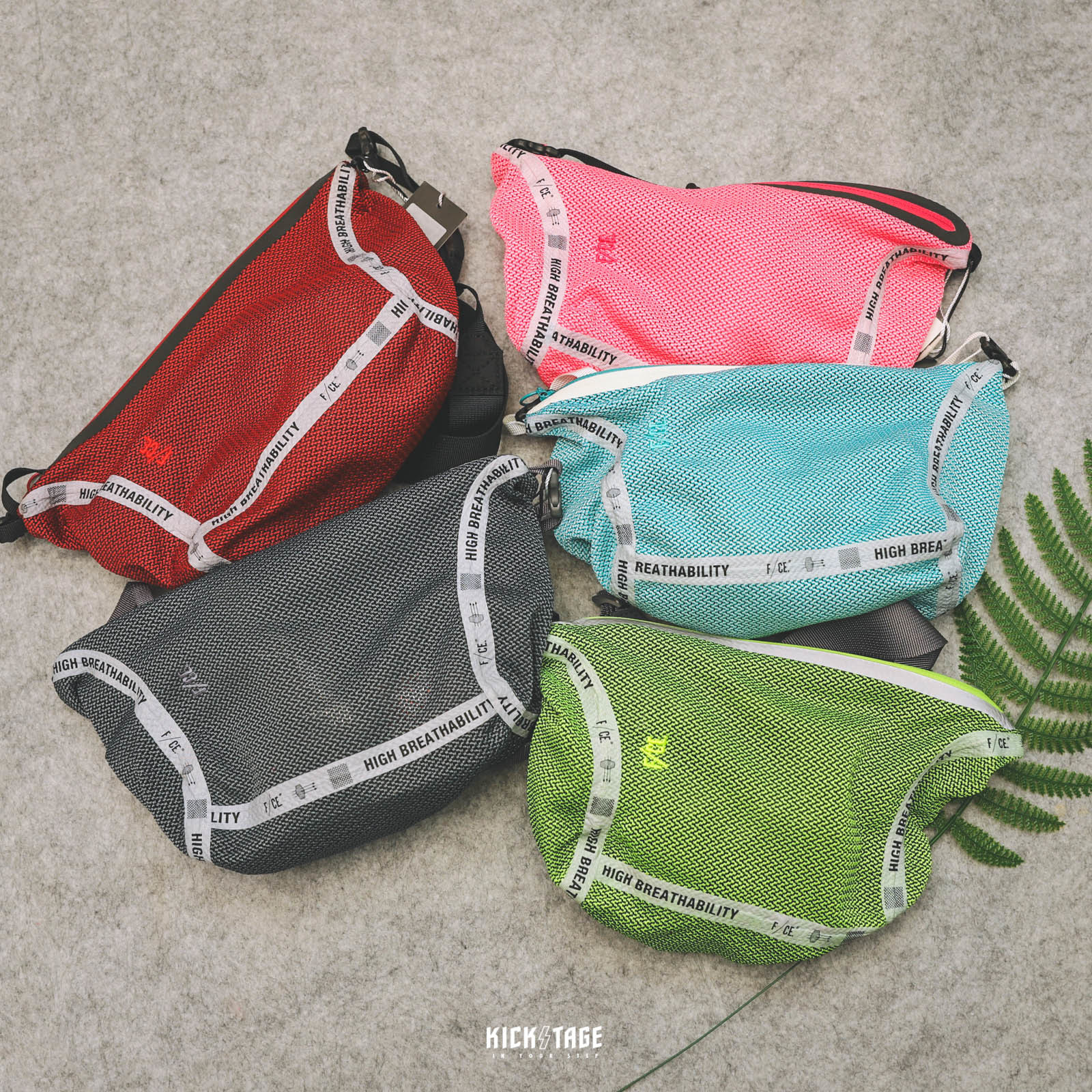 <特價不退換> F/CE. MESH SHOULDER BAG 膠帶 網絲包 輕量 運動 側背包 隨身小包【F1901SE0040】