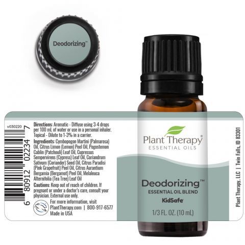 美國 Plant Therapy 淨化除味 Deodorizing 複方精油 （兒童安全）- 10ml