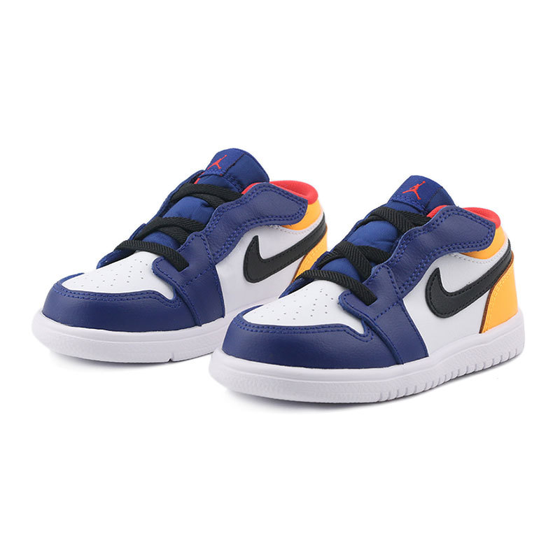 Air Jordan 1 Low Blue Yellow (TD) CI3436-123