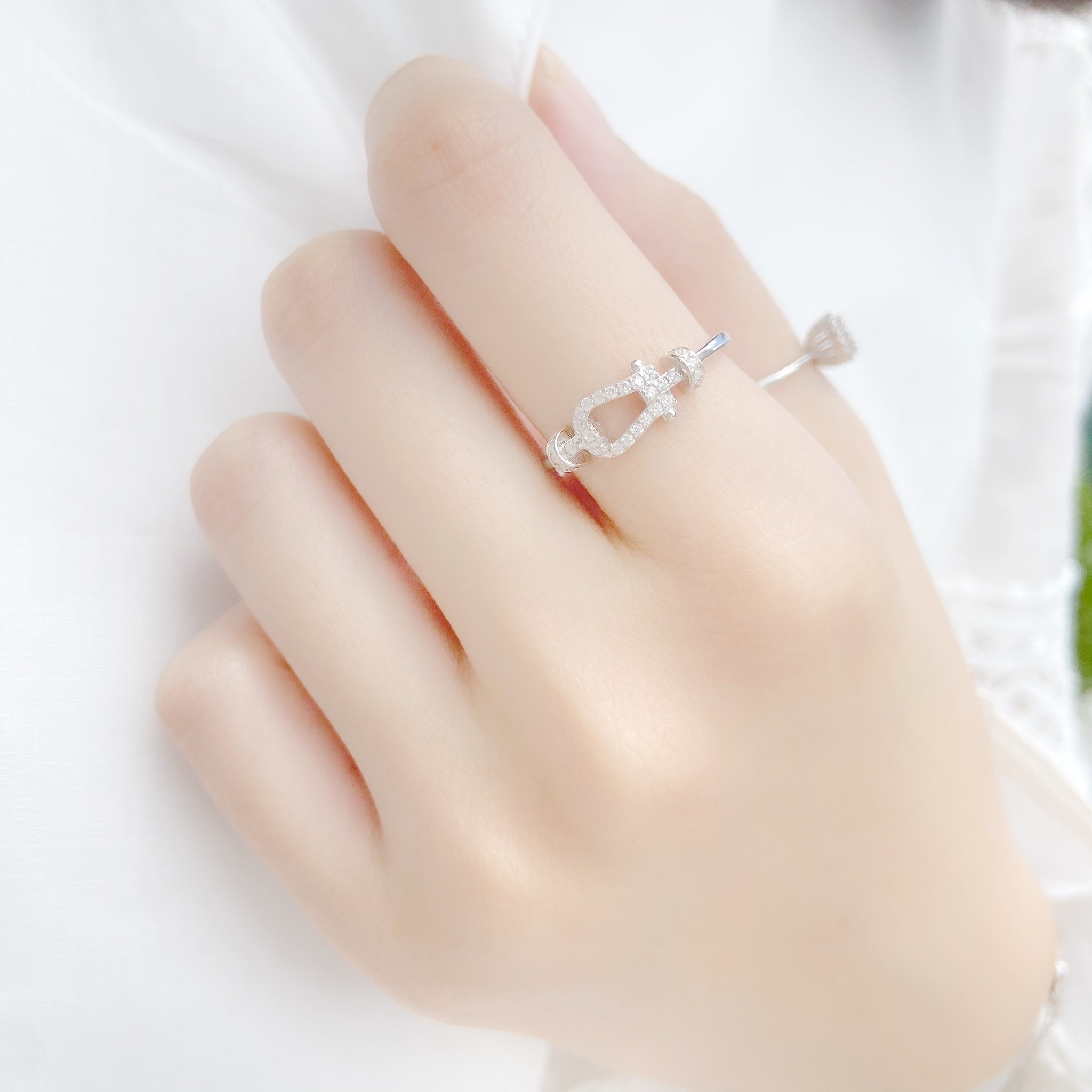 | 925純銀・ 白金 | 降落傘戒指 | RI0264 |