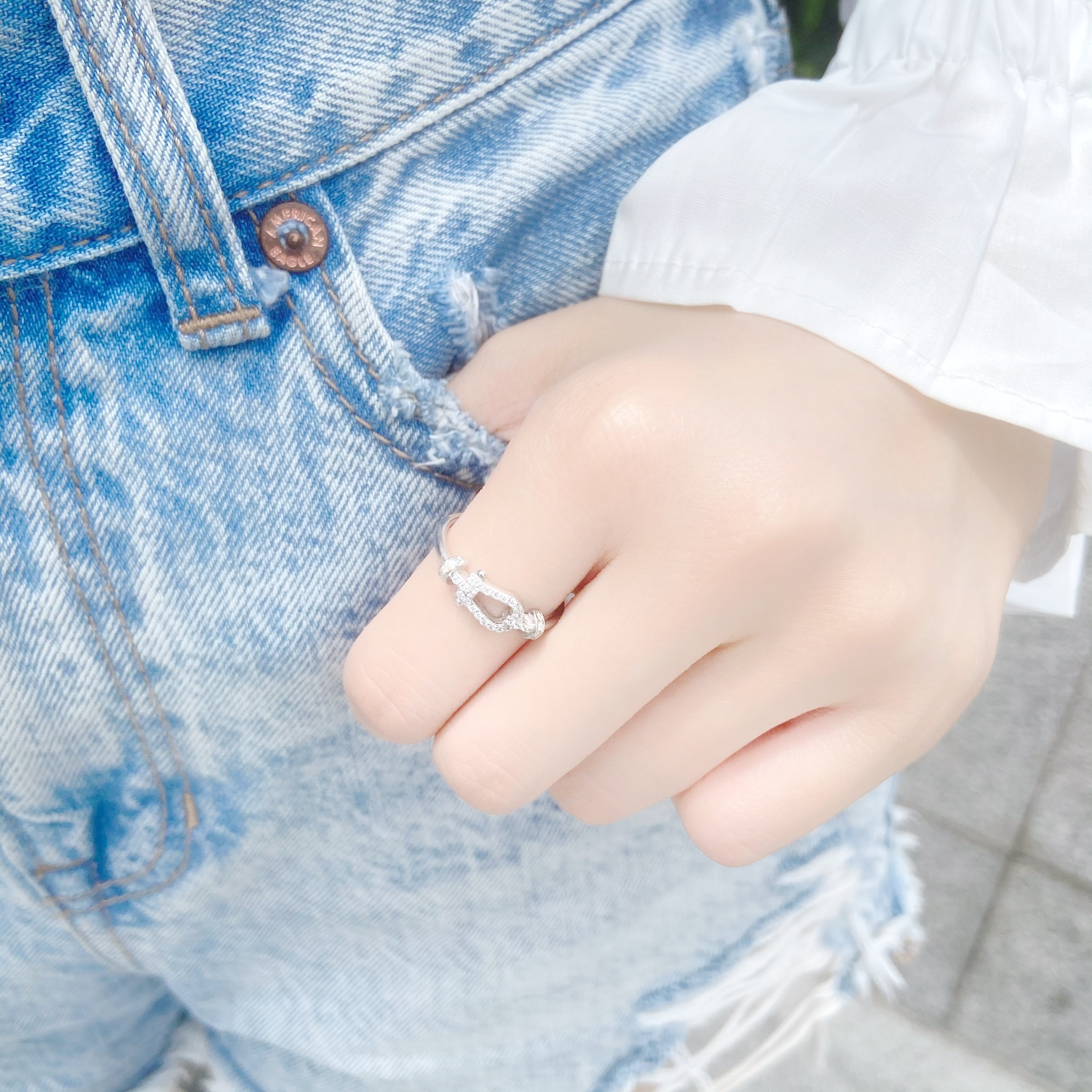 | 925純銀・ 白金 | 降落傘戒指 | RI0264 |