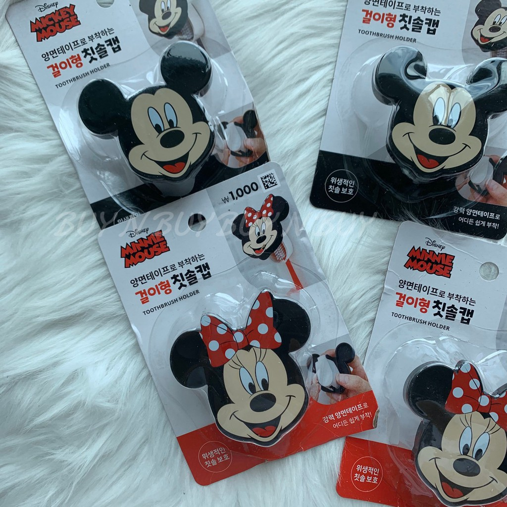 韓國 迪士尼 米奇米妮 牙刷架