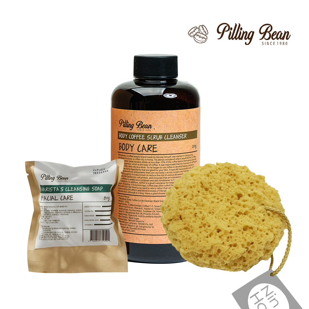 Pilling Bean 身體發光磨砂組 (香氛口味任選)