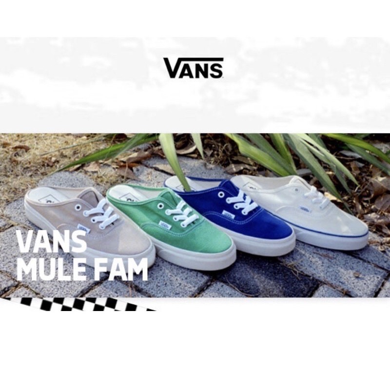 単品販売／受注生産 新品 US企画 Vans Authentic Mule 22.5cm