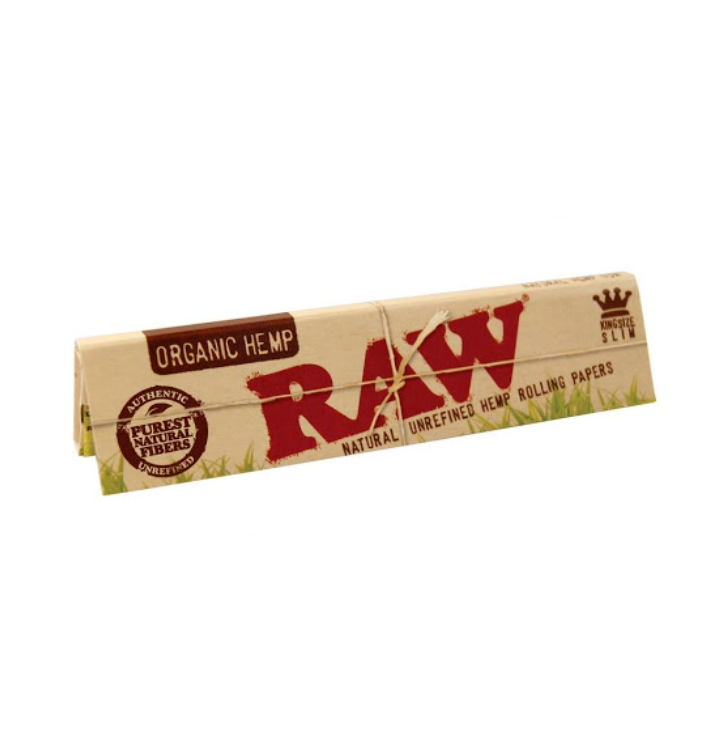 🇪🇸RAW - Organic Hemp KS/KS Slim Rolling Papers 有機捲煙紙（32入）