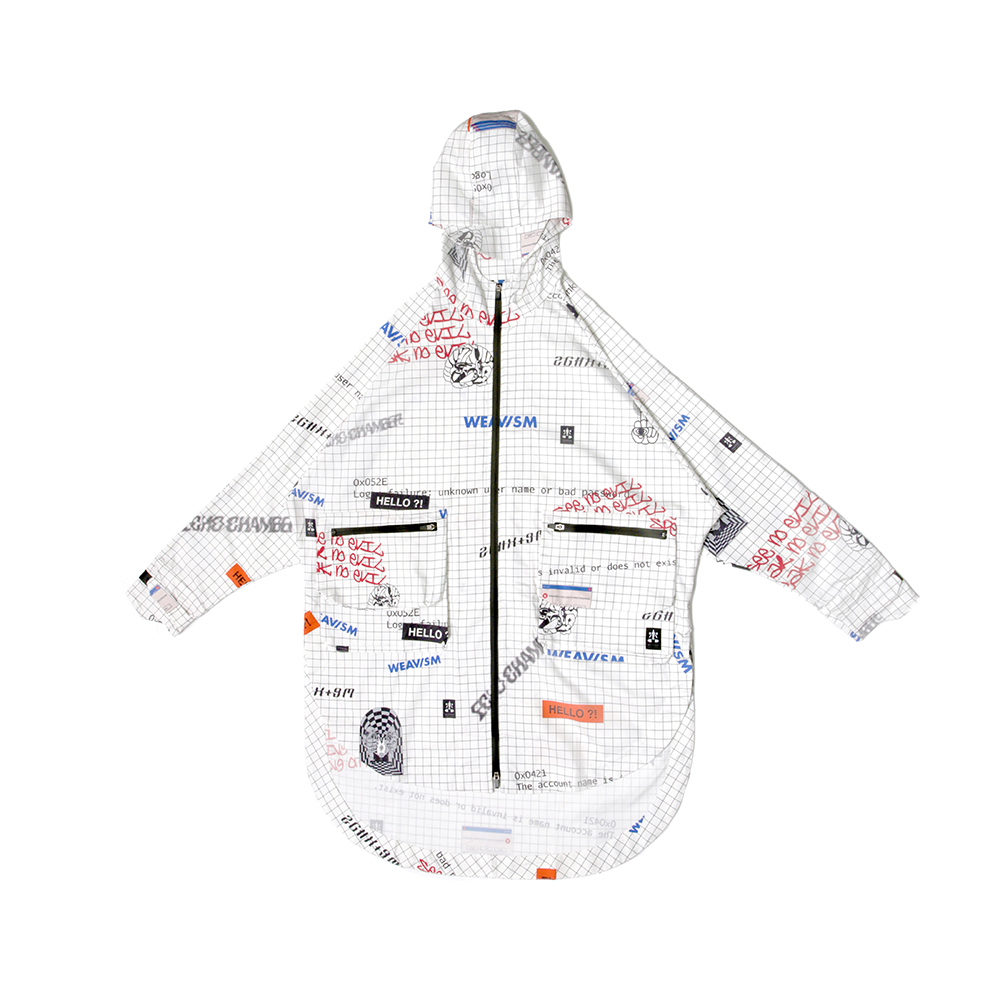 立體口袋撲面大風衣 - 失溫