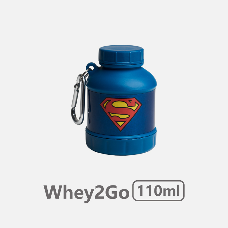 Smartshake × DC｜Whey2Go｜超人｜營養品兩用粉劑盒