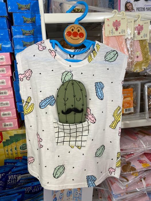(現貨) 韓國製🇰🇷 白色仙人掌衫