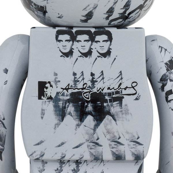 Be@rbrick Andy Warhol's Elvis Presley 1000% Collectible
