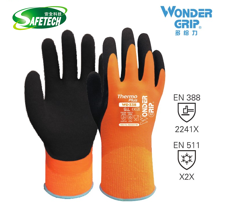 WonderGrip WG-338 Thermo Plus Waterproof and warm resistant Glove