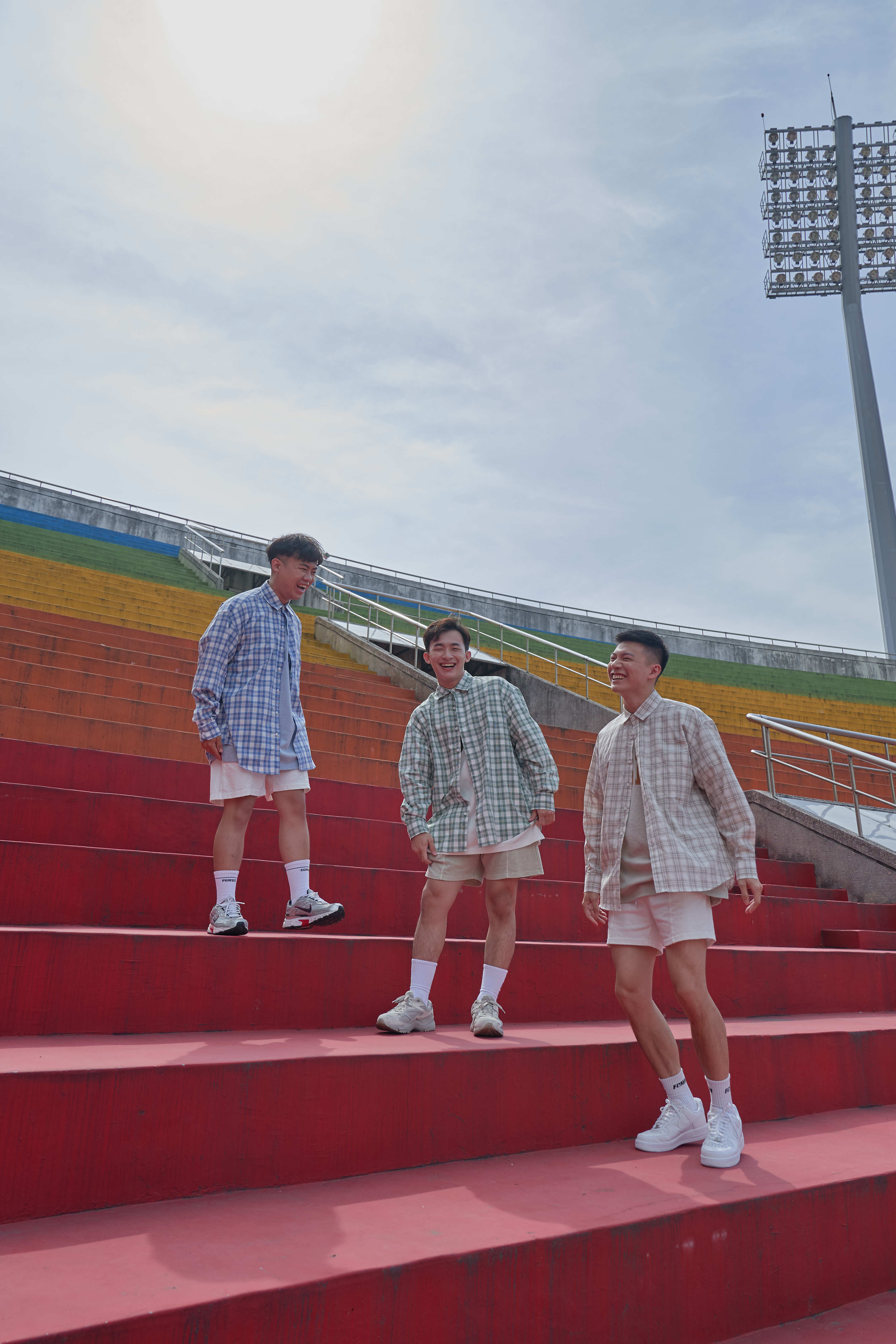 現貨｜小清新格紋薄襯衫（綠）