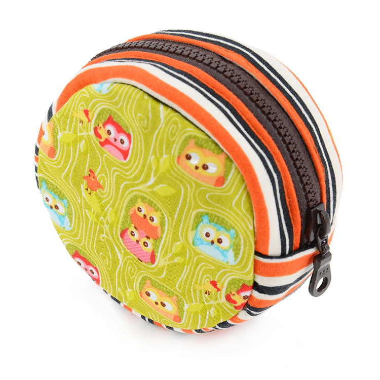 販售原尺寸【紙型】(圓形拉鍊收納包紙型)