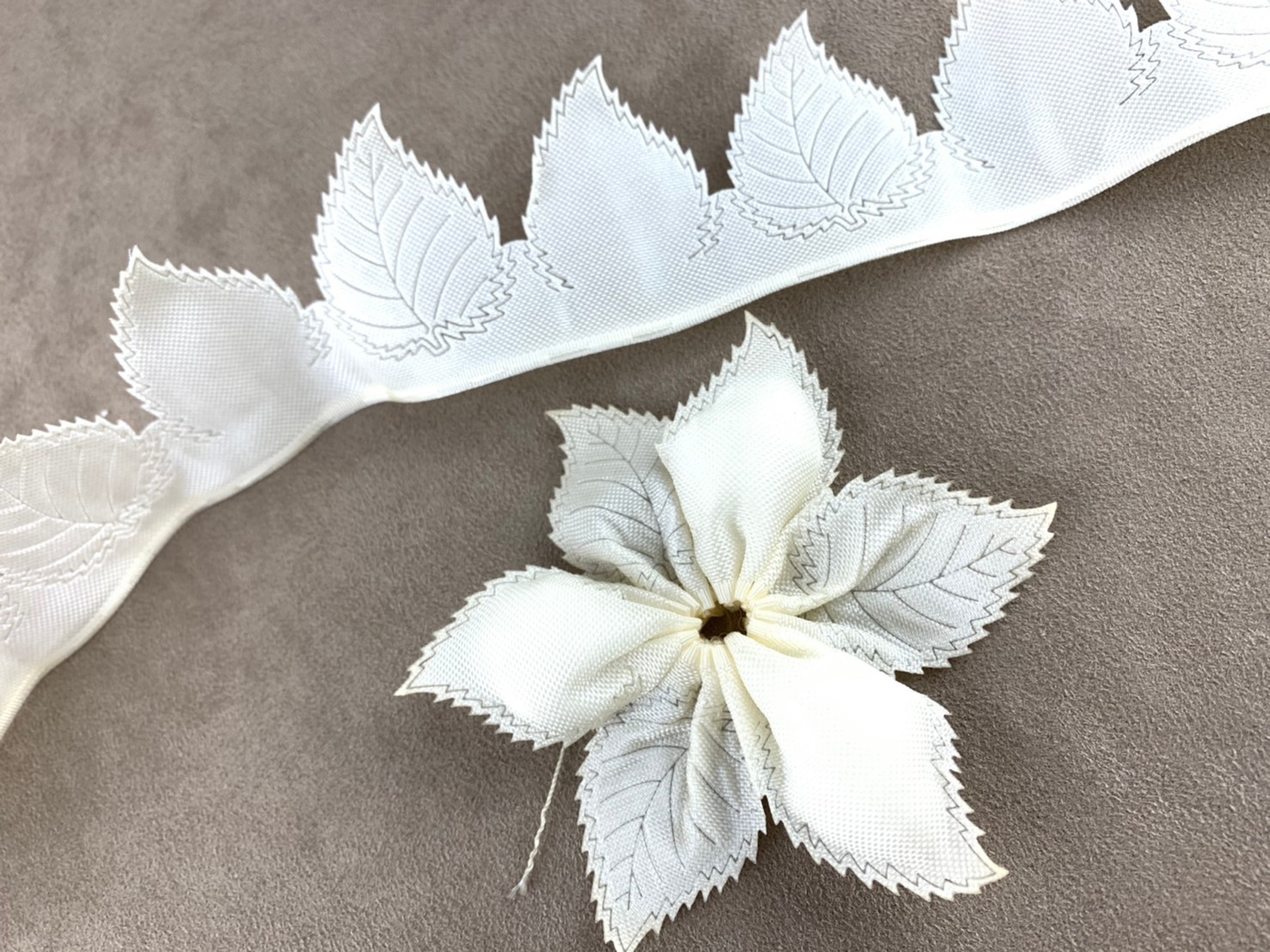 秋葉花邊口袋拉花/50mm