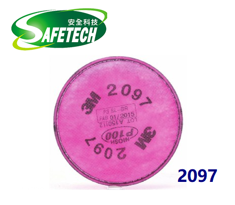 3M 2097 P100 Particulate Filter with Nuisance Level