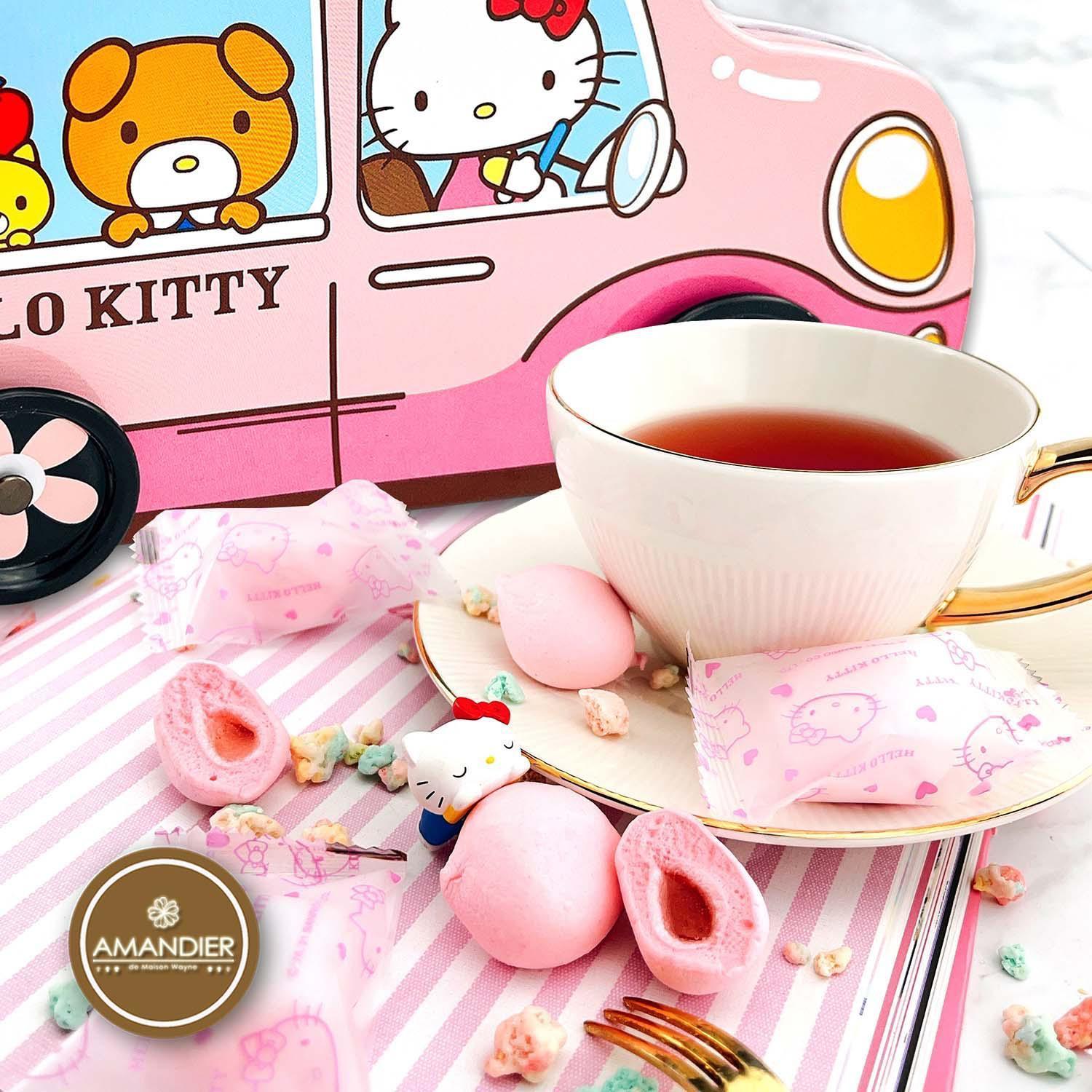 Hello Kitty 造型車士多啤梨棉花糖禮盒