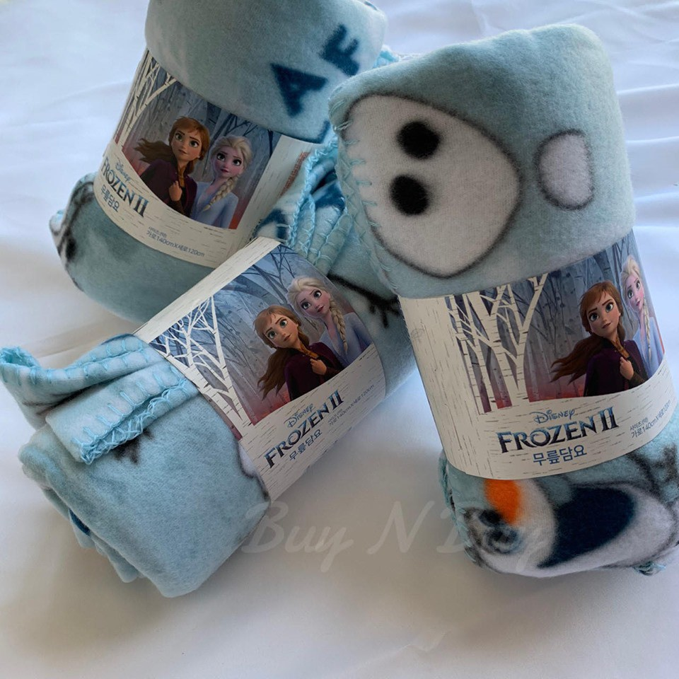 韓國 冰雪奇緣 雪寶 毯子