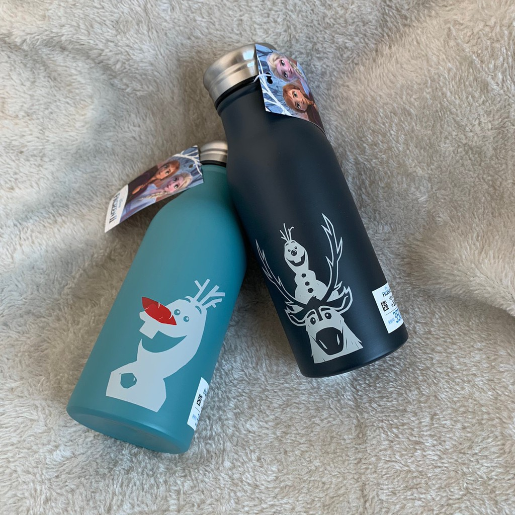 韓國 冰雪奇緣 押頭保溫杯 水壺 水瓶 350ML