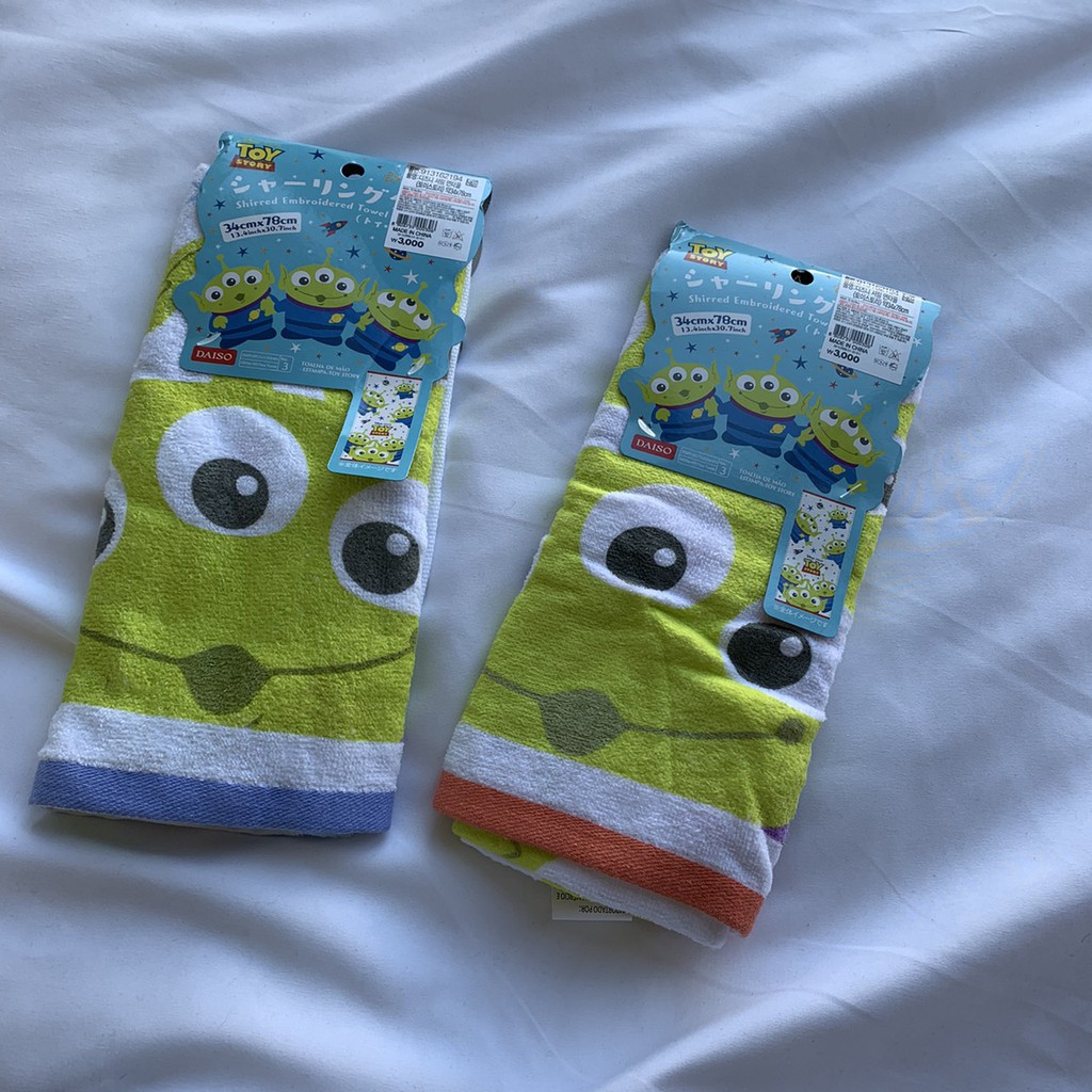 (平安夜限定活動) Toy story 玩具總動員 三眼仔 毛巾
