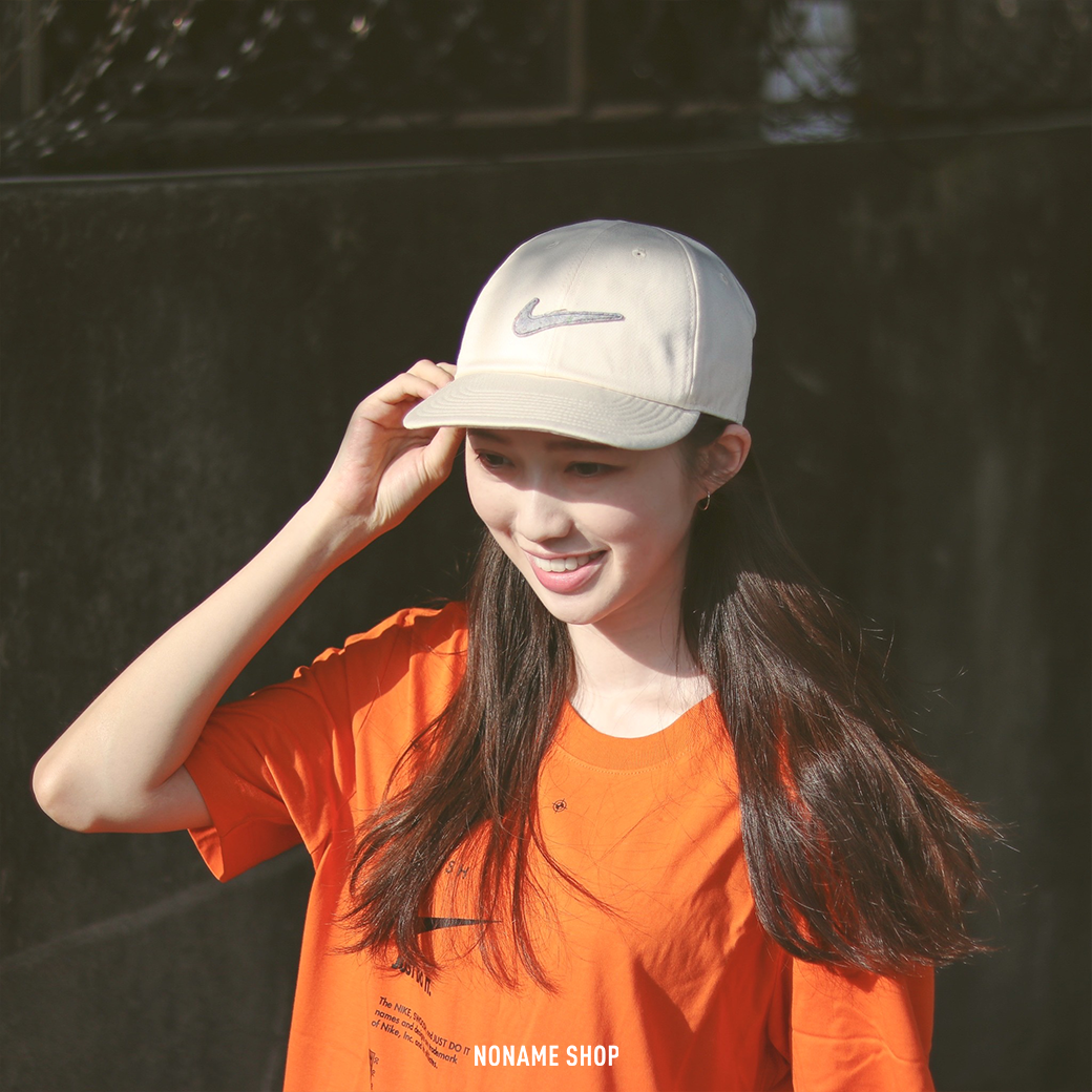 NIKE NSW 大勾 毛呢 Logo 軟料 鴨舌 棒球帽 帽子