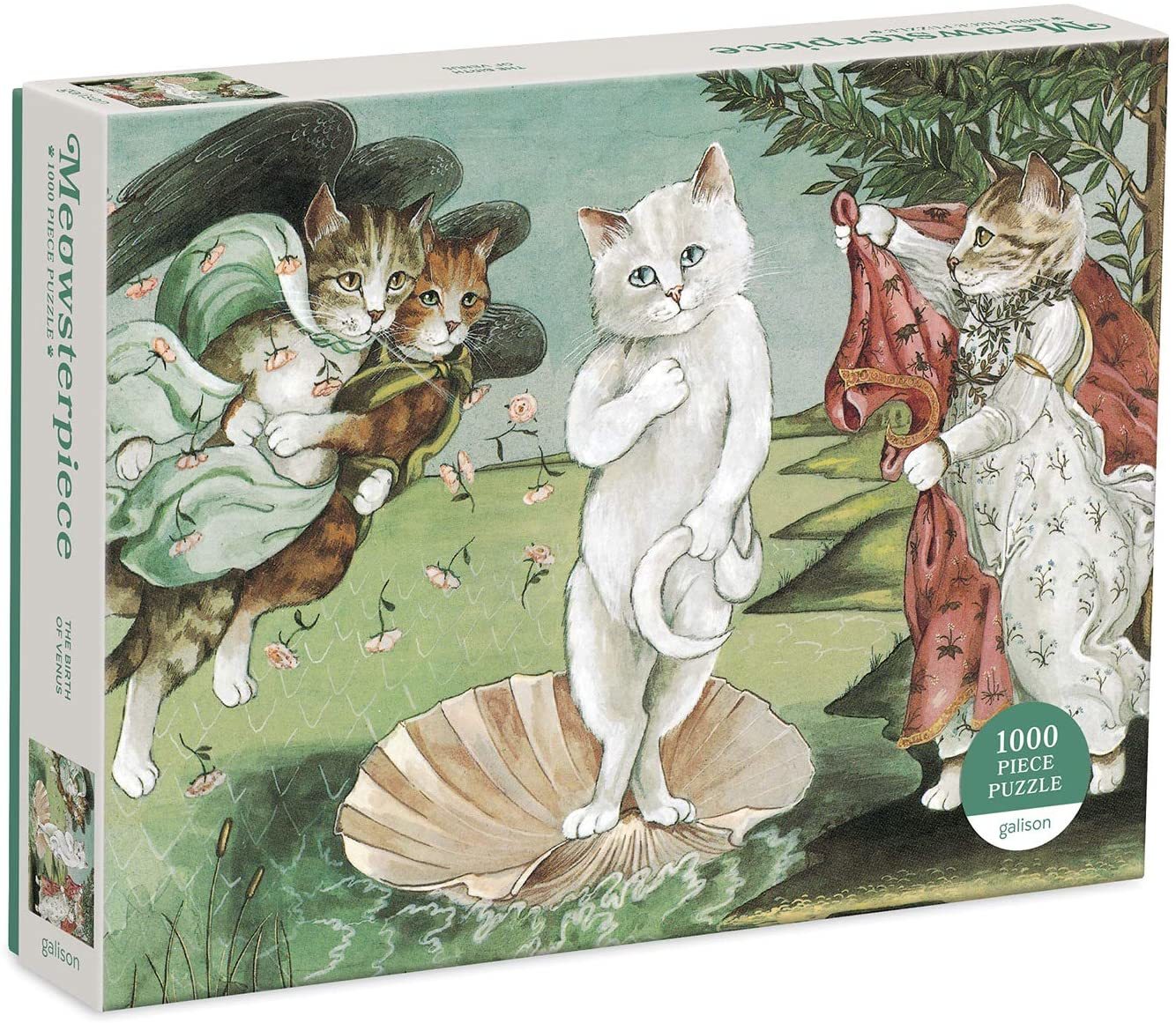 【GALISON】西方貓藝術 維斯特的誕生1000片拼圖