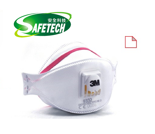 3M 9332A+ Aura P3 Foldable Particulate Respirators