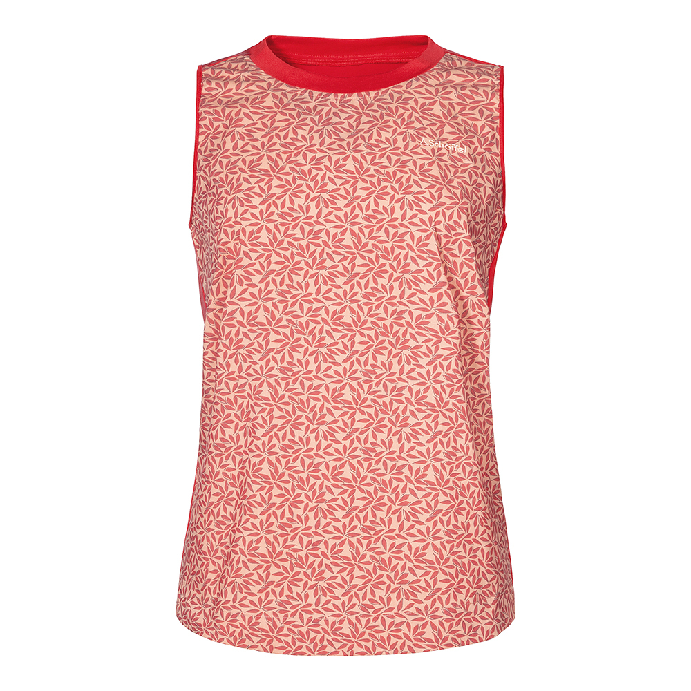 【Schoffel】女排汗抗UV無袖印花圓領衫 / 1SL20-12958-[紅、綠、藍]