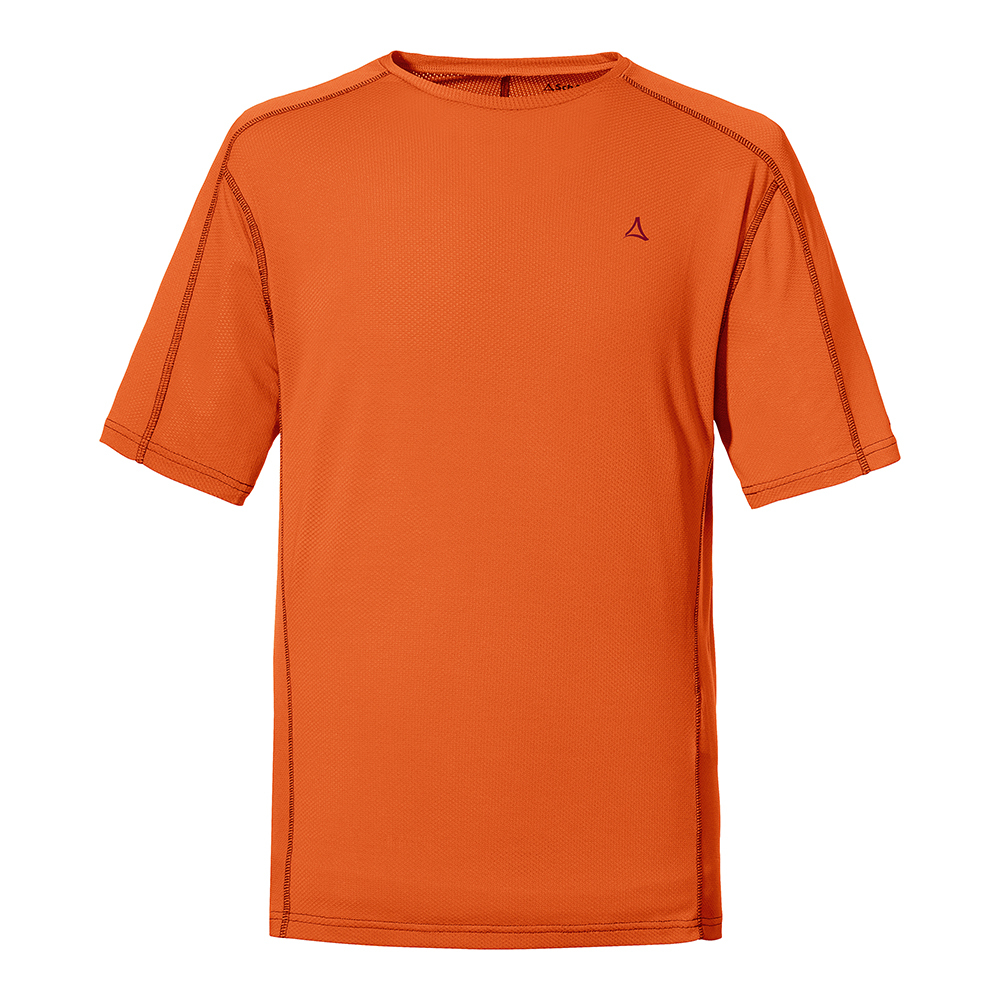 【Schoffel】男排汗透氣抗UV短袖圓領衫 / 1SL20-23149-[橘]