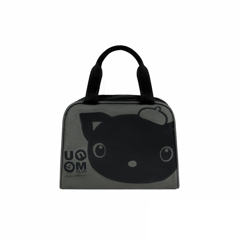 繽紛造型手提餐袋 _ 深灰色(U3122)