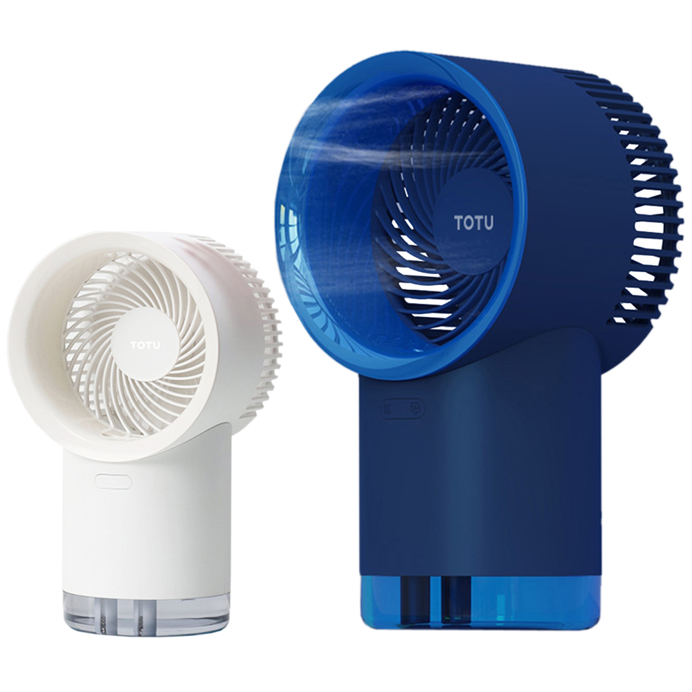 TOTU 拓途 二合一 加濕器霧化機風扇電風扇桌上USB LED氣氛燈