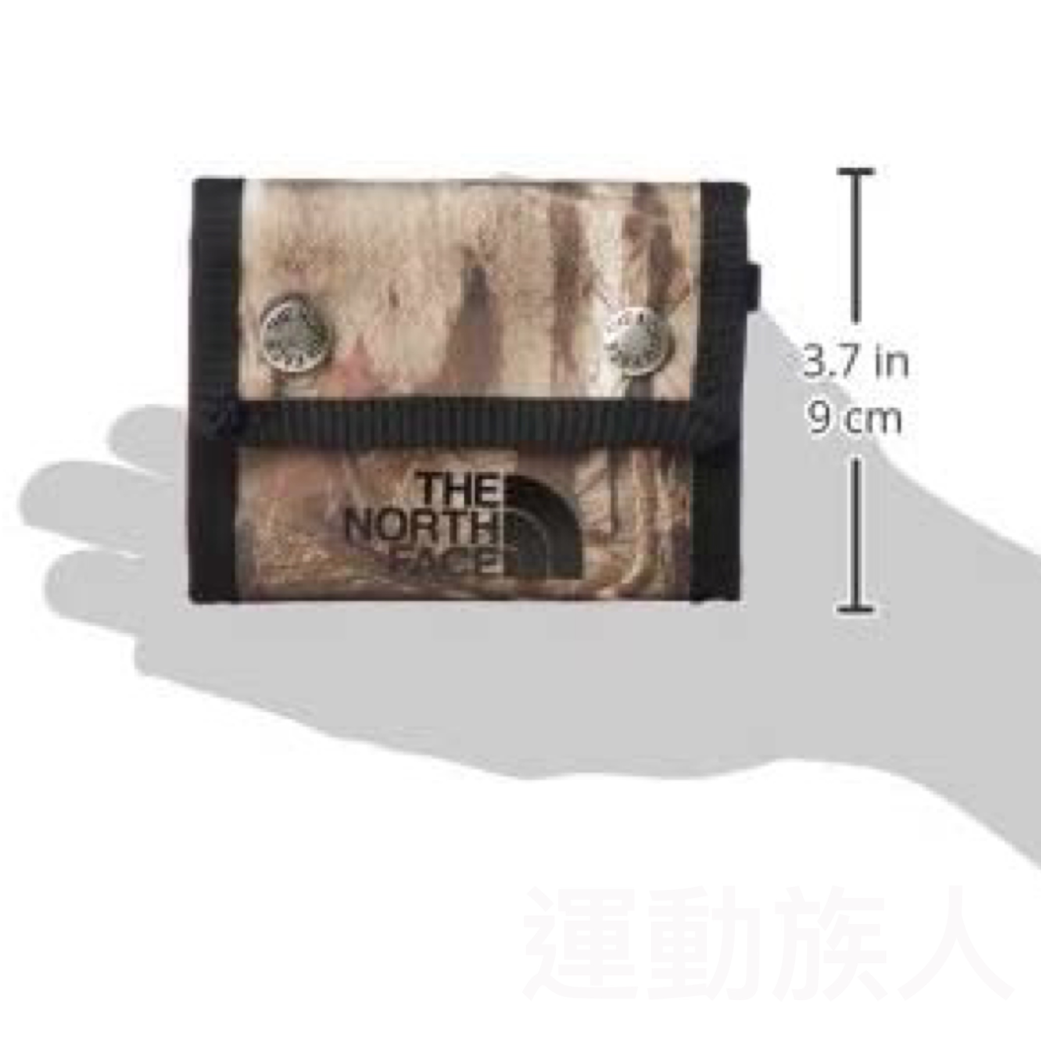 運動族人】THE NORTH FACE BC Dot Wallet 三折設計輕巧銀包日本直送黑色