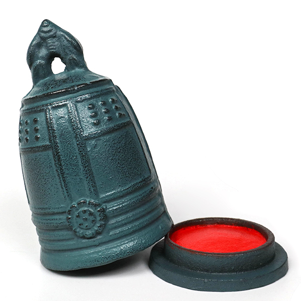 【高岡銅器】吊鐘 朱肉印泥盒