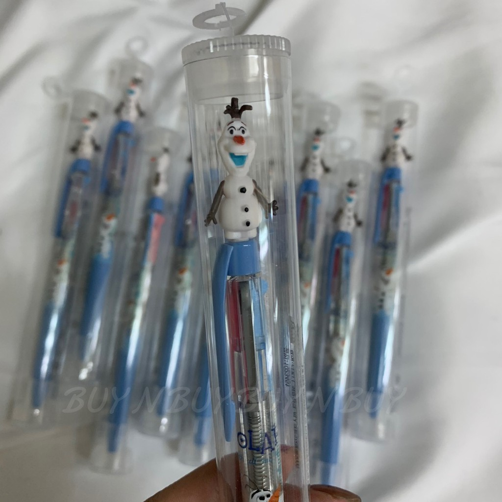 韓國 冰雪奇緣 雪寶 三色筆